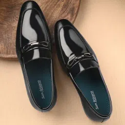 San Frissco Men's Black Casual Loafers-image-44