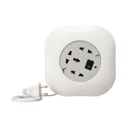 Ecolink Guardian Liberty Spike Guard with 4 Socket 6A, 4 Switch (White & Purple) image 1