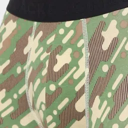 Jack & Jones Green Regular Fit Printed Trunks image 4