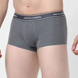Jack & Jones Grey Regular Fit Trunks image 3