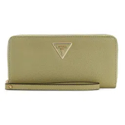 Guess Sage Solid Laurel Zip Around Wallet-image-5