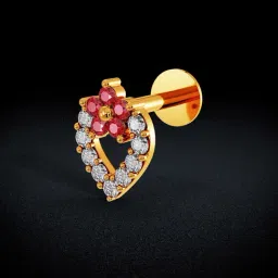 Joyalukkas 22k Minuscule Blossom Gold Nosepin for Women-picture-22