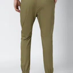 Peter England Green Cotton Skinny Fit Joggers image 2