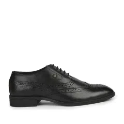 Healers by Liberty Men's Black Brogue Shoes-picture-31