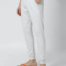 Peter England Grey Cotton Regular Fit Printed Joggers image 3