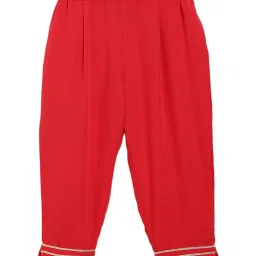 Ahalyaa Kids Red Printed Top & Pants image 5