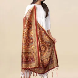 Satrani Multicolored Printed Shawl image 3