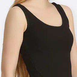 Kanvin Black Thermal Camisole With Tights image 5