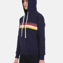 U.S. Polo Assn. Navy Full Sleeves Hooded Sweatshirt image 3