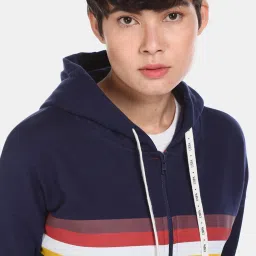 U.S. Polo Assn. Navy Full Sleeves Hooded Sweatshirt image 5