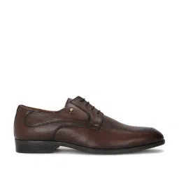 Louis Philippe Men's Brown Derby Shoes-picture-17