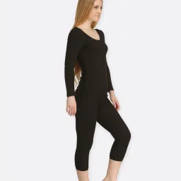 Kanvin Black Thermal Top With Tights image 3