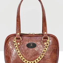 Esbeda Tan Textured Small Handbag-image-60