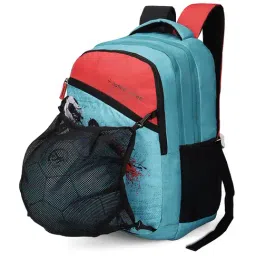 Nasher Miles Multicolor Football Strike Printed Backpack image 2
