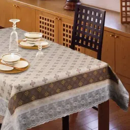 Freelance Floral Brown PVC Set of 1 Table Cloth-image-2