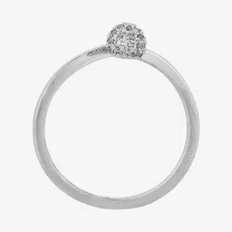 Kushal's Fashion Jewellery White Rodium Trendy Zircon Finger Ring for Women image 4