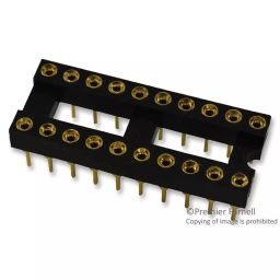 MULTICOMP PRO IC Sockets DIP SOCKET, 20 POSITION, THROUGH HOLE, SPC15520-picture-33