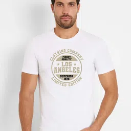 Moda Rapido Men Typography Printed Round Neck Cotton T-shirt-picture-12