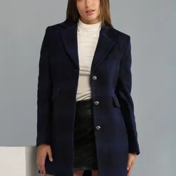 Roadster Women Solid Polyester Regular Fit Trench Coat-picture-30