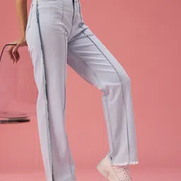 DressBerry Women Straight Fit High-Rise Light Fade Stretchable Jeans-picture-11