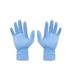 ETS Hand Pro Examination Premium Nitrile Gloves Blue Color M Size, ‎NM_4GM (Pack of 40 Pair)-image-55