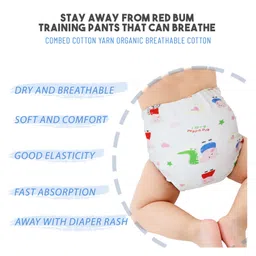 Bembika Babies Cotton Potty Training Pants Printed Design Pack 2 L Size - Multicolor image 2