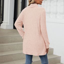 HERE&NOW Women Mock Collar Pullover Sweaters-picture-46