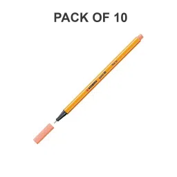 Stabilo Point 88 Fineliner Pen 0.4 mm Metal Enclosed Tip Apricot, 88/26-10PC (Pack of 10) image 2