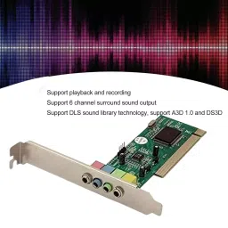 LOTA PCI Sound Card 4 Channel with Stereo Output & Surround Sound Support, MST-116-LT image 2