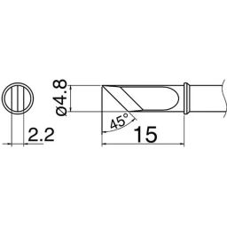 Hakko Soldering Iron Tip KU Type Suitable For FX-100, T31-01KU-picture-49