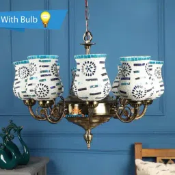 DecorativeRay Gold Aluminium Chandeliers - Set of 1-image-62