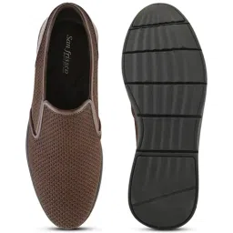 San Frissco Men's Brown Casual Loafers image 4
