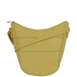 Baggit Green Solid Medium Sling Handbag-image-1