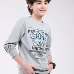 Monte Carlo Kids Grey Printed T-Shirt image 3