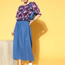 Melon by PlusS Multicolor Printed Top image 4