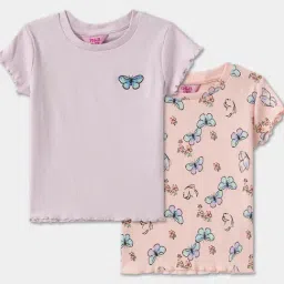 R&B Kids Multi Embroidery Regular Fit Top (Pack of 2)-picture-38