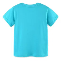 LULU & SKY Boys Printed Extended Sleeves Raw Edge T-shirt image 2
