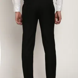 Cantabil Black Cotton Regular Fit Trousers image 2