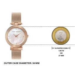 TED BAKER BKPBWLE08 Bow Analog Watch for Women image 4