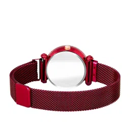 Gopal Shopcart Unisex Set Of 2 Embellished Stainless Steel Textured Straps Analogue Watch image 5