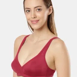 Jockey Red Full Coverage T-Shirt Bra image 3