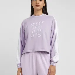 Levi's Purple Cotton Graphic Print Sweatshirt-picture-21