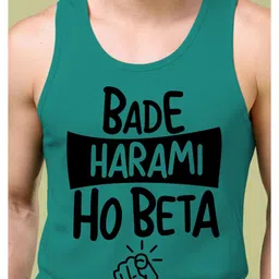 BAESD Pack of 2 Printed Round Neck Gym Vest image 4