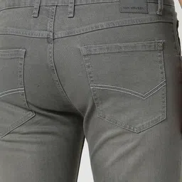 VAN HEUSEN DENIM LABS Men Slim Fit Heavy Fade Mid-Rise Jeans image 5