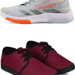 Free Kicks Men Multicoloured Mesh Marking Running Sports Shoes-picture-10