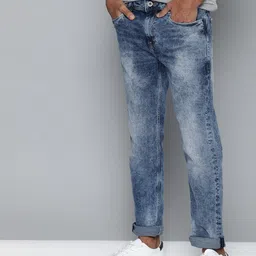 Mast & Harbour Men Blue Slim Fit Mid-Rise Clean Look Stretchable Jeans image 2