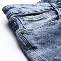 Mast & Harbour Men Blue Slim Fit Mid-Rise Clean Look Stretchable Jeans image 3