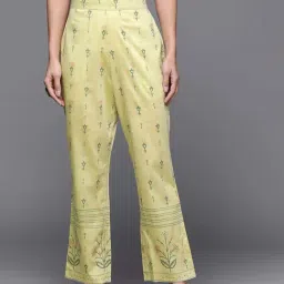 Libas Yellow Printed Pants-image-47