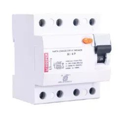 HOSPER Guardian 40 A 100 mA Four Pole Residual Current Circuit Breaker, ELCFP40100 image 1