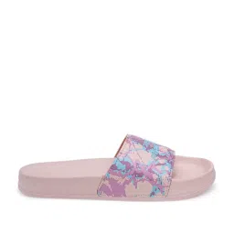 Red Tape Women's Pink Slides image 1